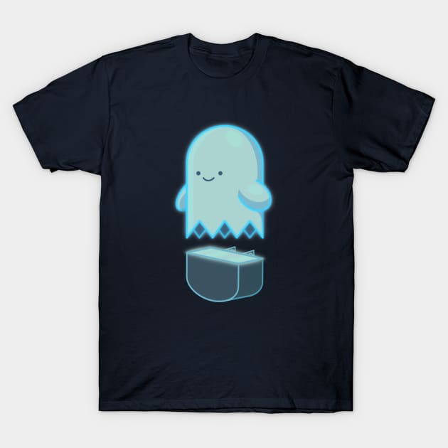 Ghost Nightlight T-Shirt by TenkenNoKaiten